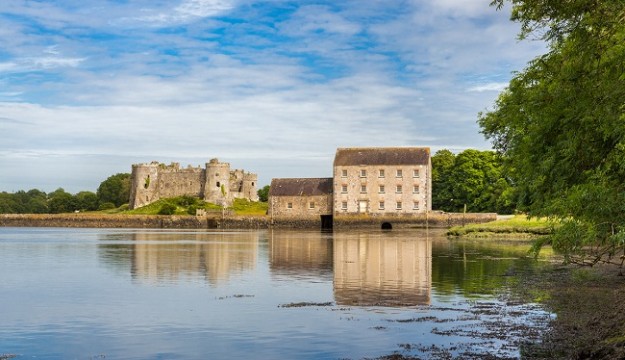 Castle by a lake