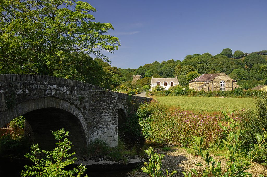 Village of Nevern in the Pembrokeshire Coast National Park