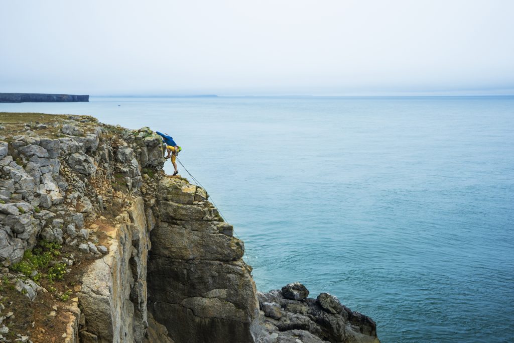 St Govans Climber