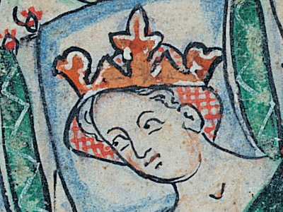 Princess Nest detail from medieval manuscript in the British Library