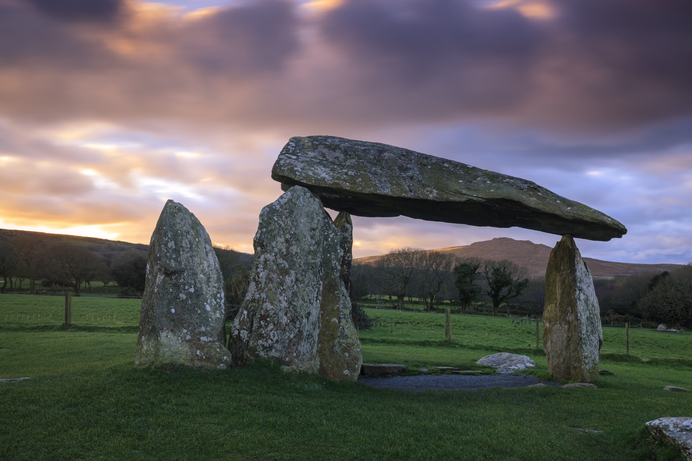 Pentre Ifan Burial Chamber in Pembrokeshire, Wales, UK