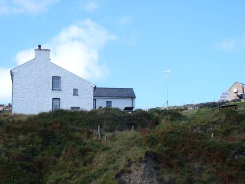 Renewable energy systems installed on Ramsey Island funded by Sustainable Development Fund (SDF)