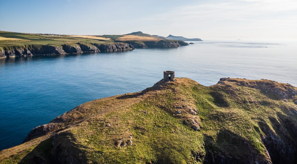 Looking south towards St David's Head from Abereiddi