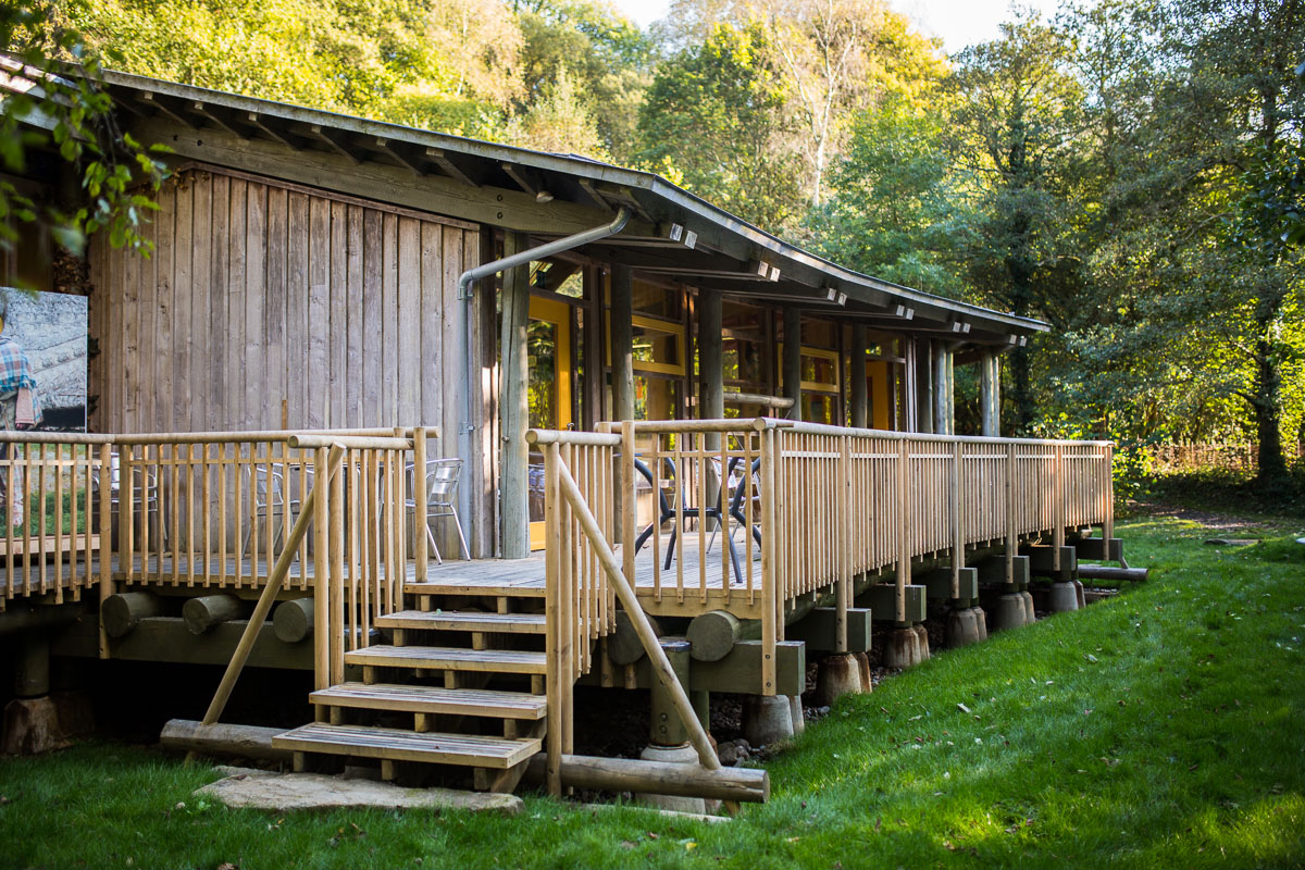 Visitor Centre, Gift Shop and Café Building at Castell Henllys Iron Age Village