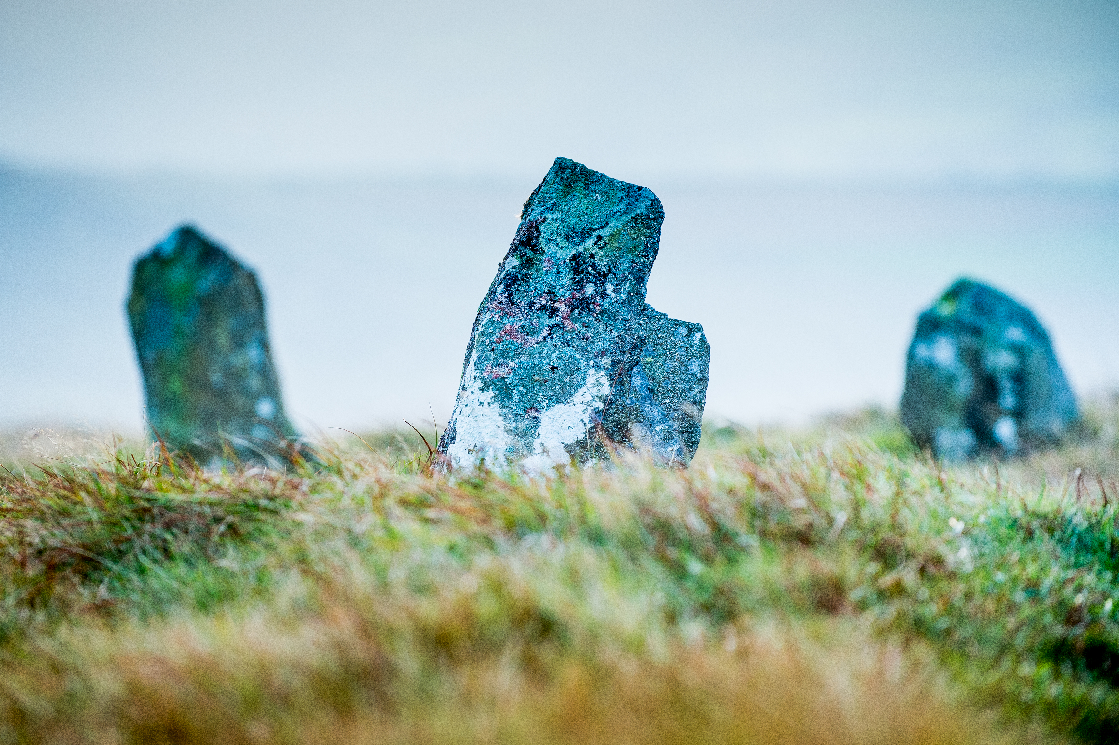 Bedd Arthur stone circle, Preseli Hills,