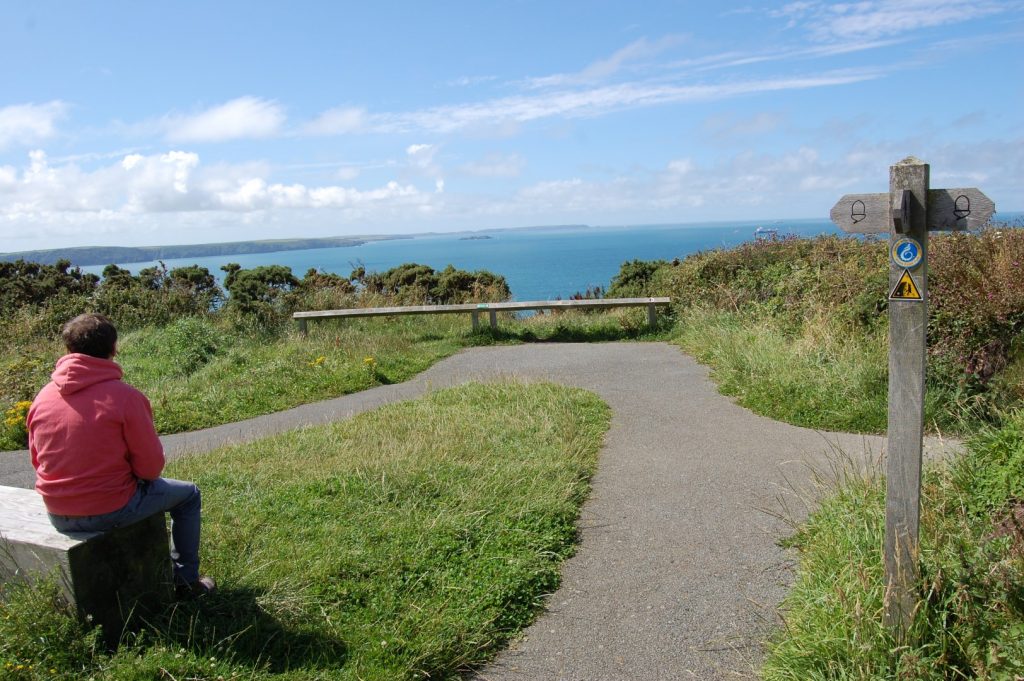 Haroldston Chins easy access route on the Pembrokeshire Coast Path