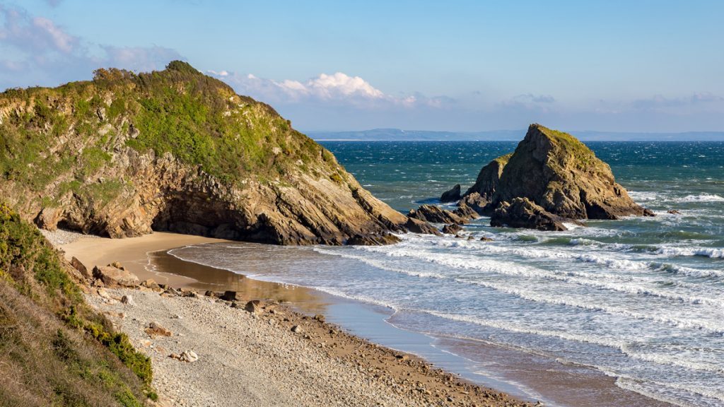 Monkstone Beach, between Tenby and Saundersfoot