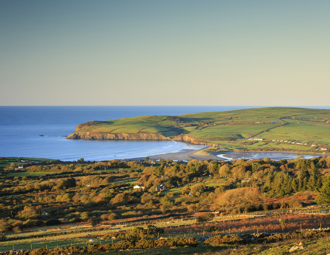 View of Newport from Ffordd Bedd Morris