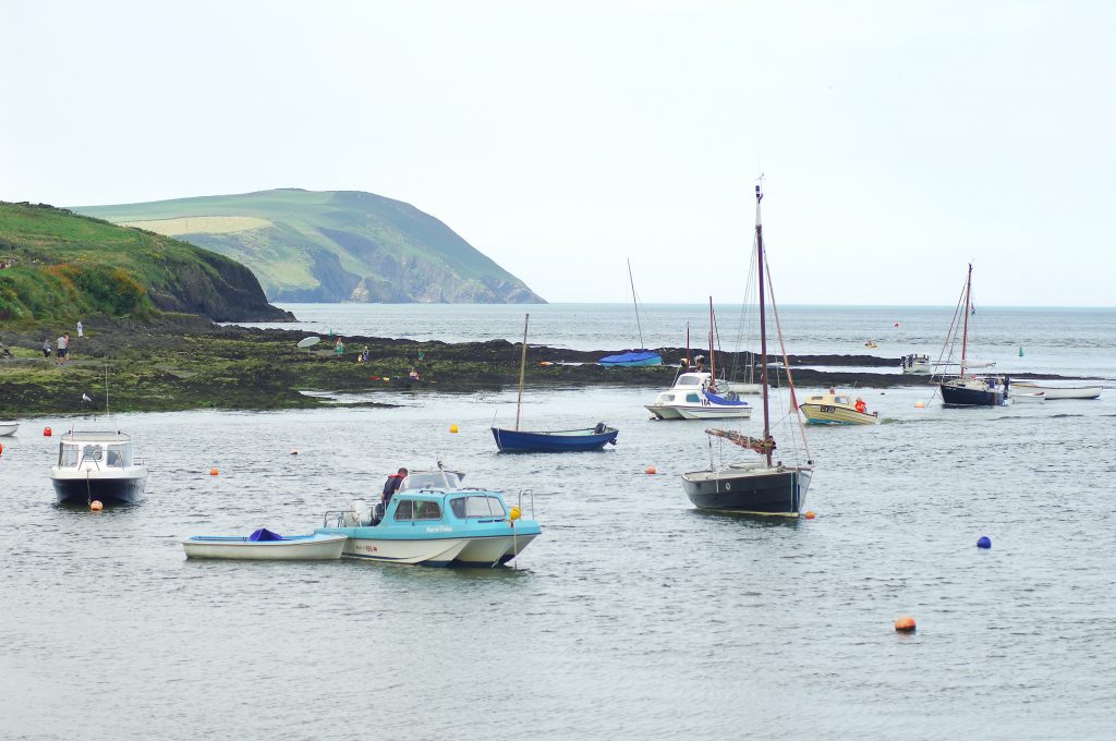 View to Dinas Head from Newport Parrog