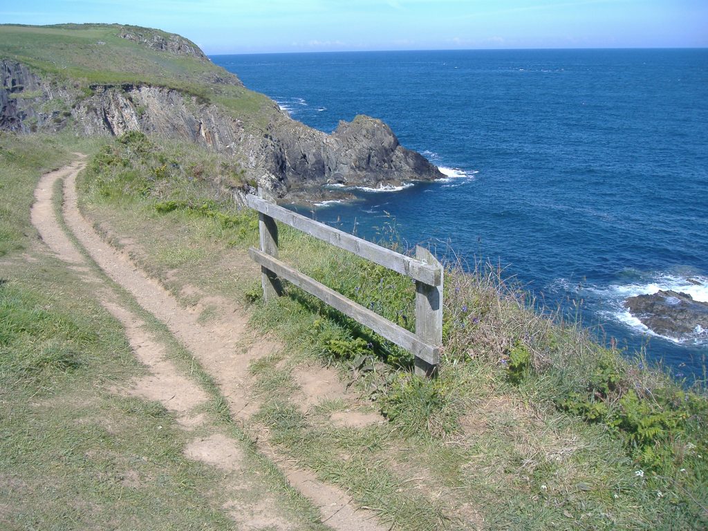 Pembrokeshire Coast Path at Pwllcaerog