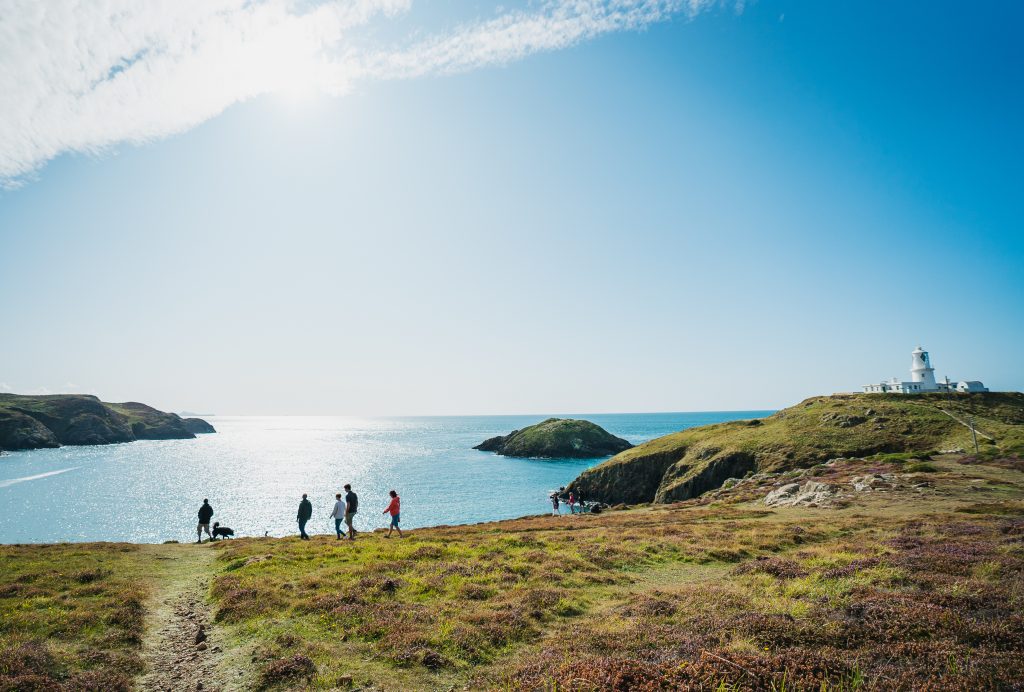 Walkers at Strumble Head