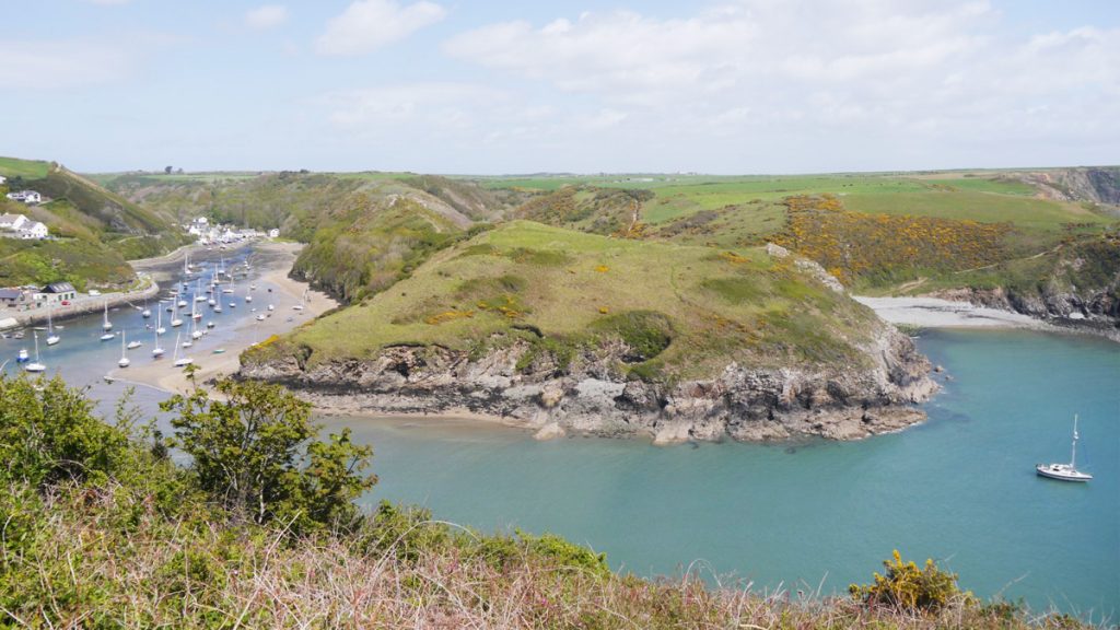 Solva Harbour and Gwadn beach