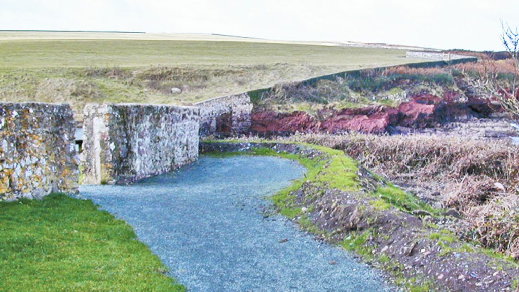 Path to viewpoint at St Brides Haven