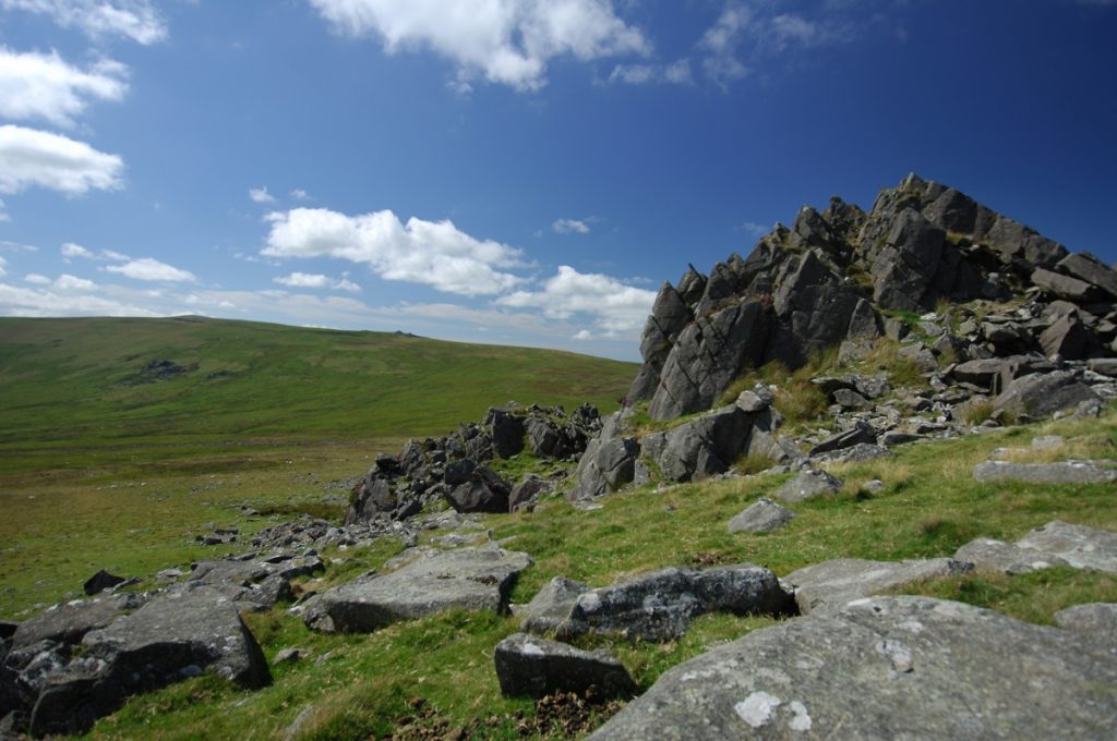 Carn Menyn also known as Carn Meini, Preseli Hills, Pembrokeshire Coast National Park, Wales, UK