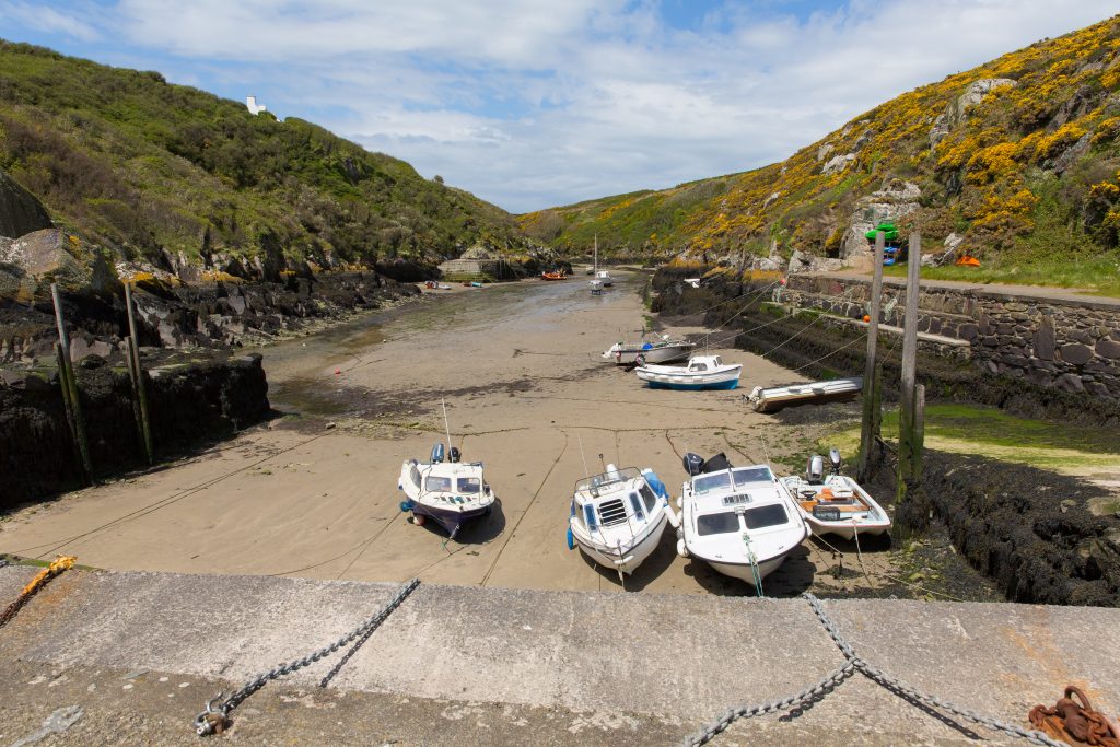 Porthclais harbour near St Davids