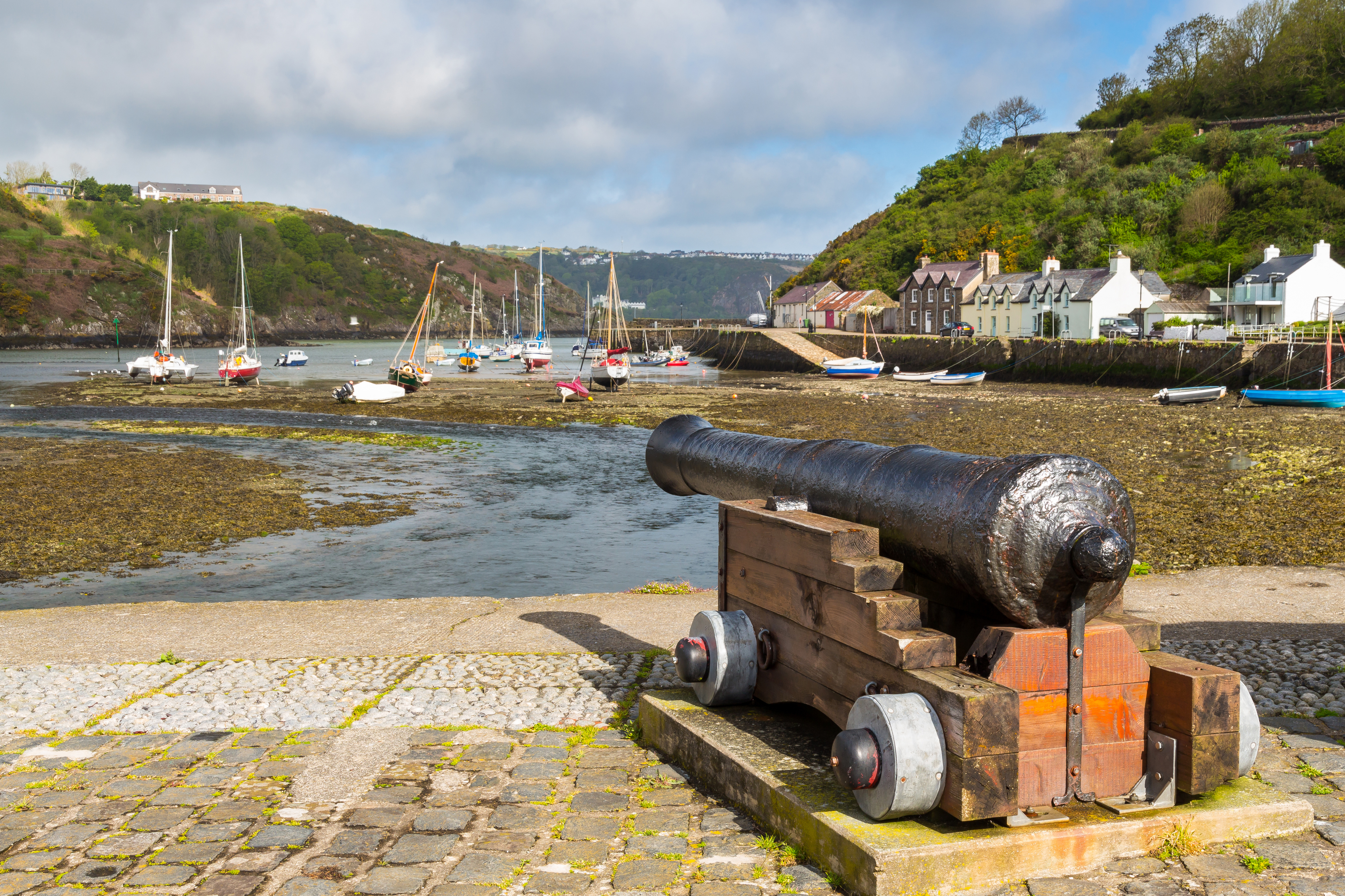 Cannon at Lower Town Fishguard