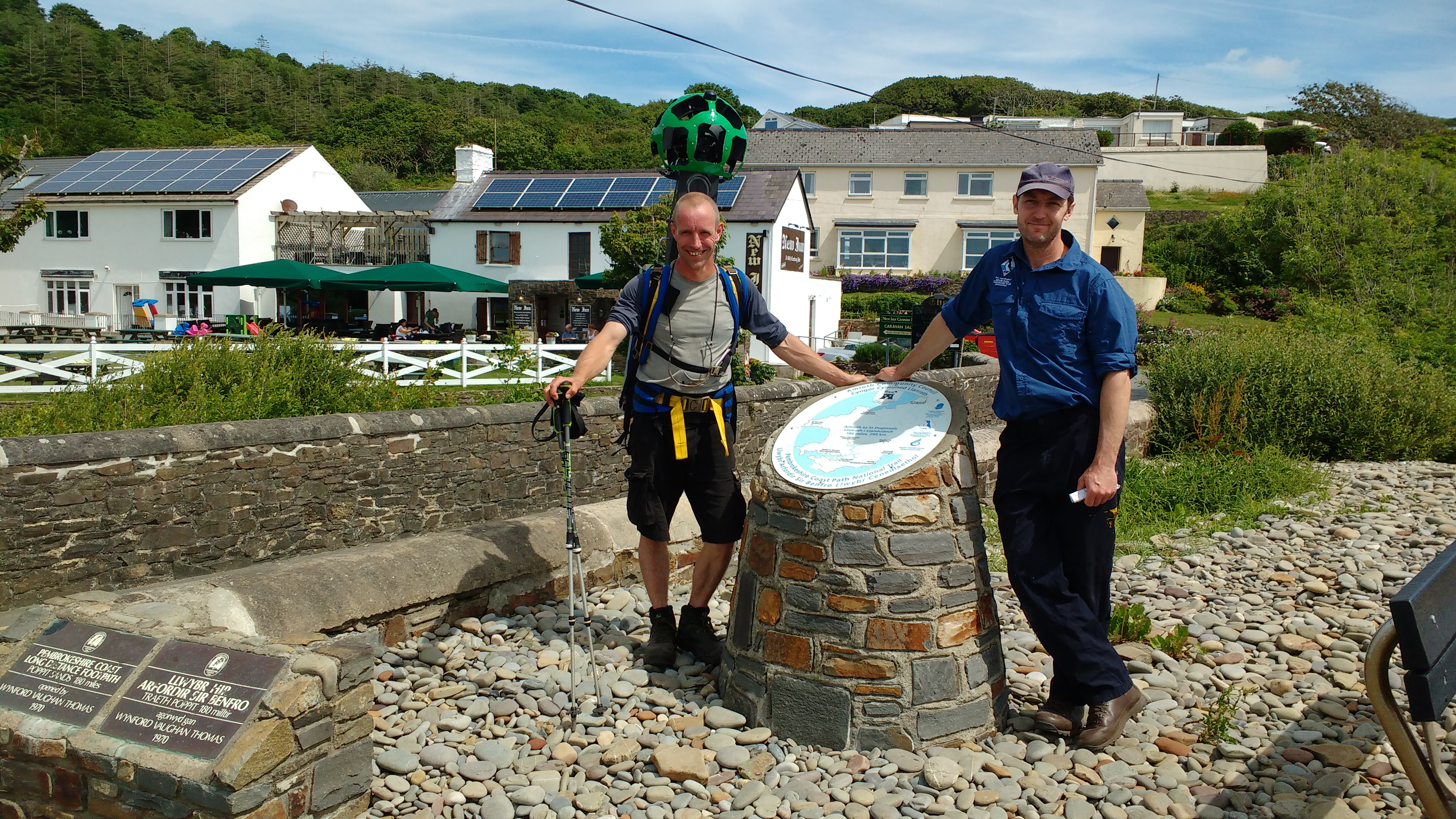 Google Trekker at Amroth