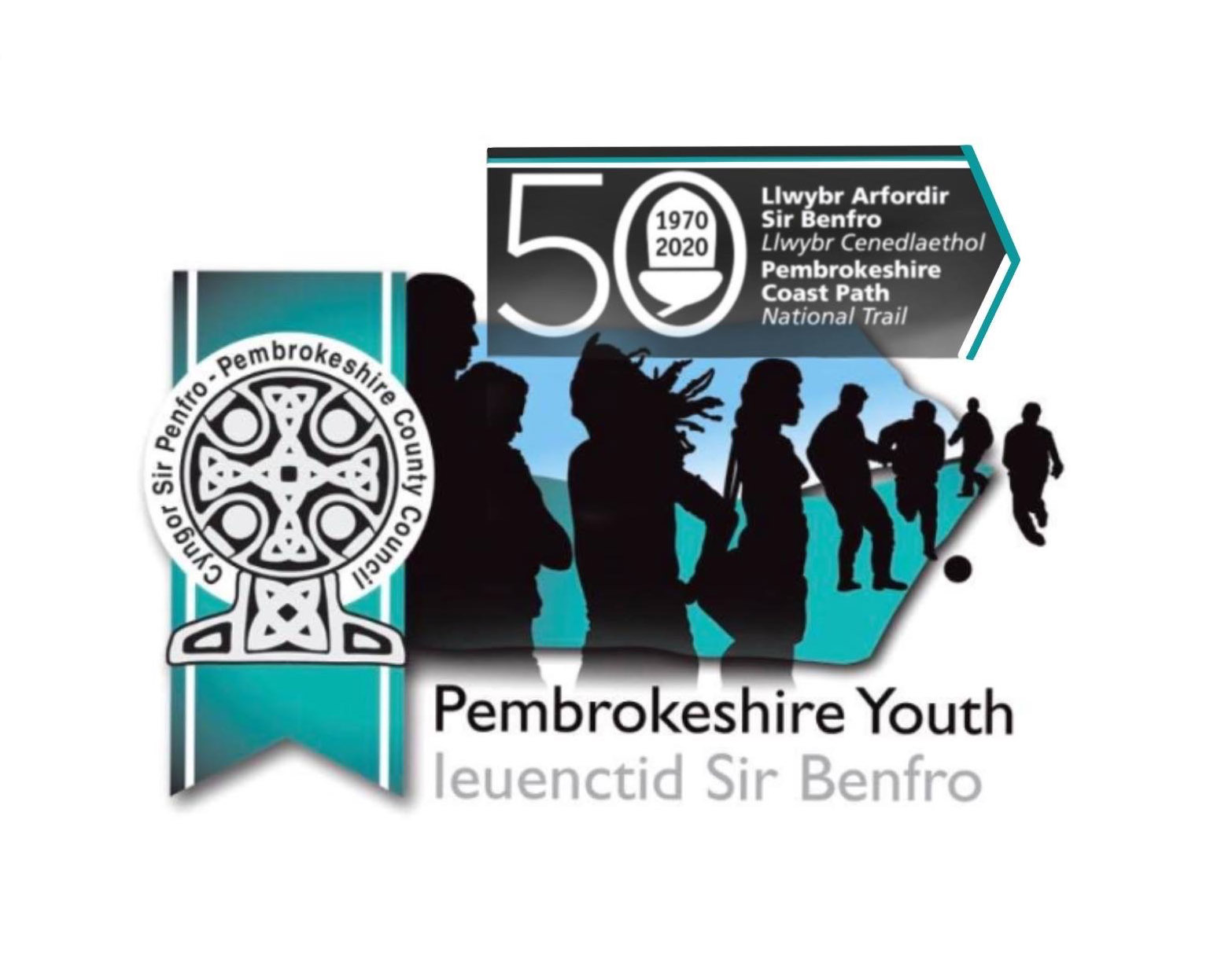 Pembrokeshire Youth Virtual Coast Path Walk Logo