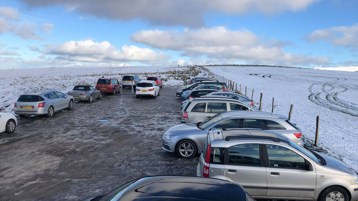 Snow on the Preseli Hills