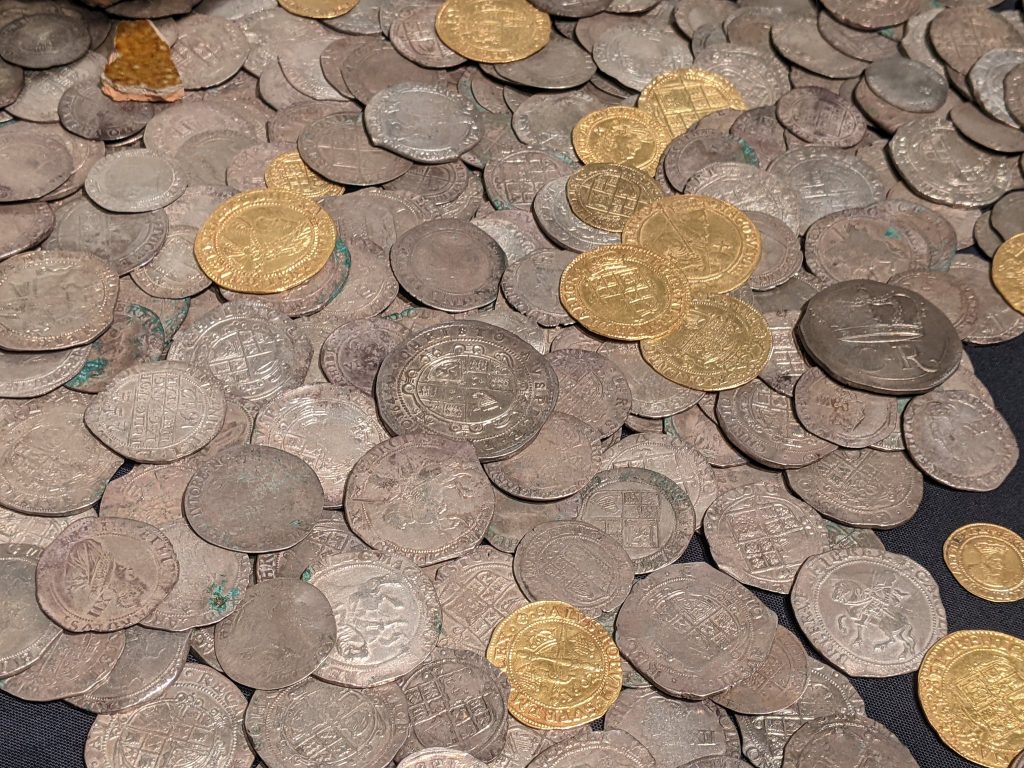 Hoard of coins from the period of the British Civil War