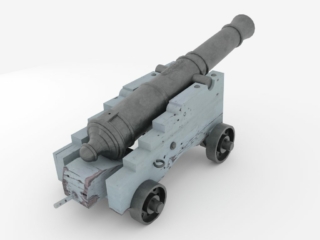 Fishguard_Cannon_01 3D reconstruction of cannons seen at Fishguard Fort in 1797