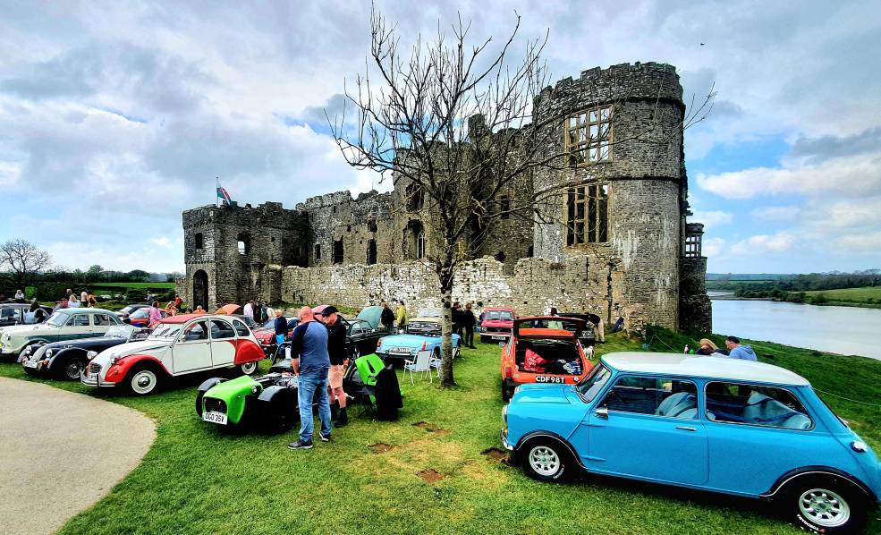 Classic Cars at Carew Castle