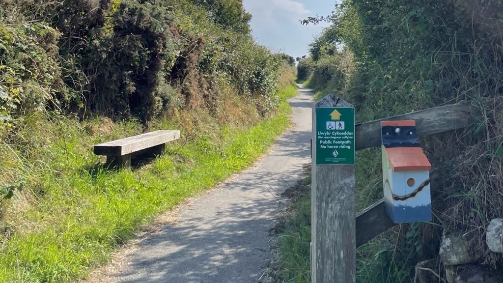 Poetry box along Pembrokeshire Coast Path